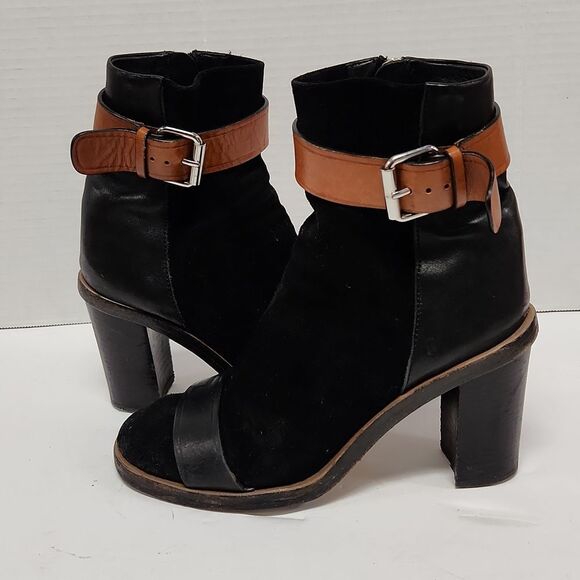 Isabel marant Gussie Suede and Leather Ankle Boots/Booties - Picture 2 of 9